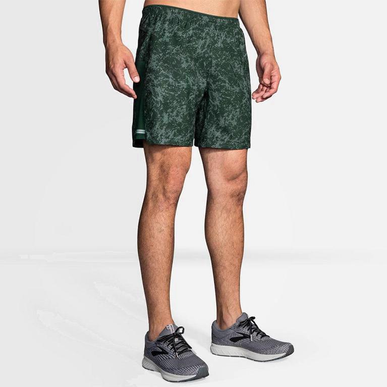 Brooks Sherpa 7 2-In-1 Løpeshorts Herre Verkkokauppa - Grønn - Norge (QGF327496)